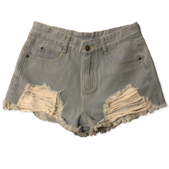 NWOT Sage the Label Cutoff Denim Shorts - Picture 1 of 4